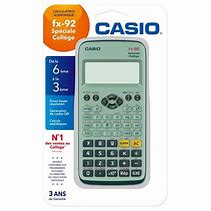[4971850094210] Calculatrice scientifique CASIO FX 92 Collège