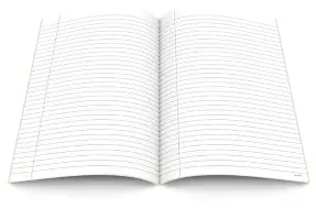 [5283001516687] 1 cahier 24 X 32-96 pages (Lined paper)