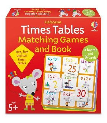 [9781474998154] TIMES TABLES MATCHING GAMES AND BOOK